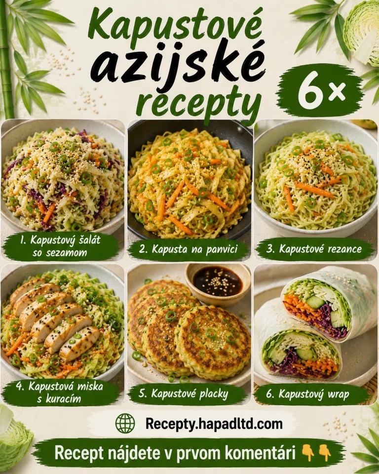 Ázijské jedlá s kapustou, zdravé a chutné recepty