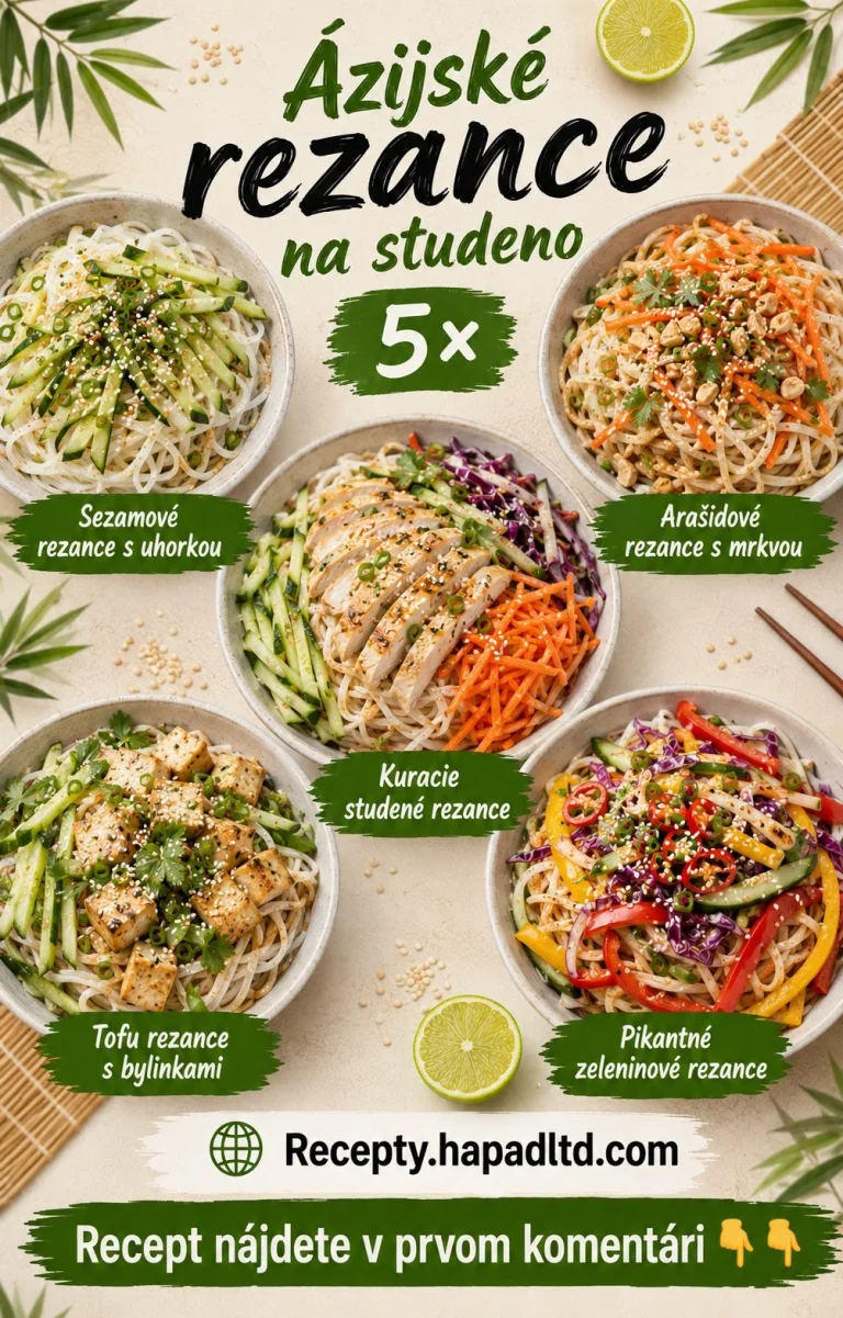 Osviežujúce ázijské rezance na studeno v miske s čerstvou zeleninou