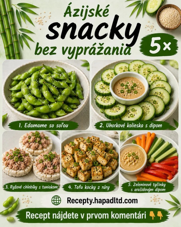 Chutné ázijské snacky bez vyprážania v podobe zdravých receptov.