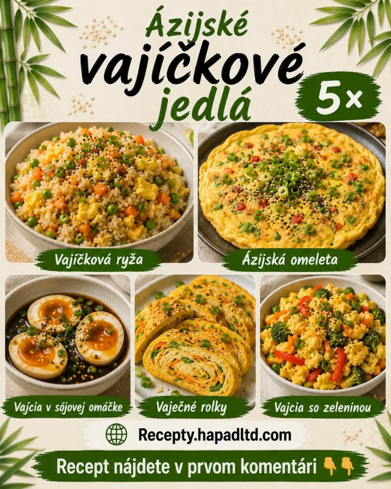 Chutné ázijské vajíčkové jedlá plné inšpirácie a kreativity.