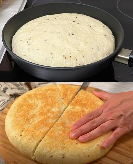 Nehriaty chlieb bez rúry na tanieri s rôznymi prísadami