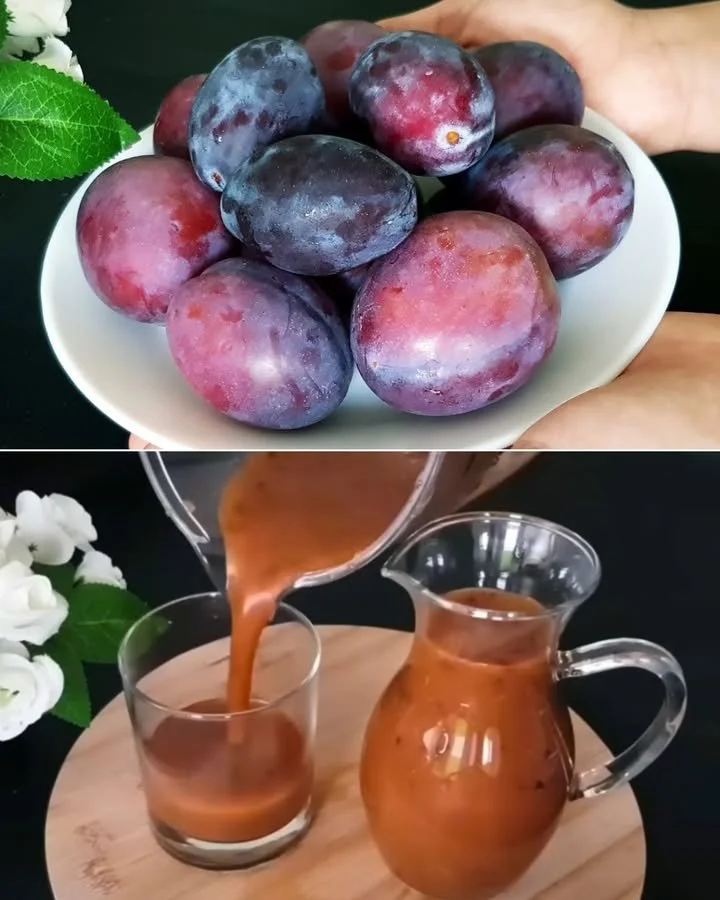 Recept na očistenie pečene so zrelými slivkami a vodou