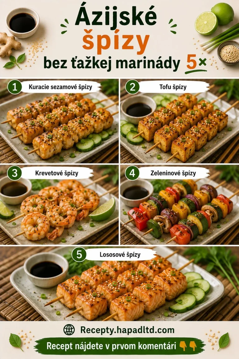 Kuracie sezamové špízy pripravené podľa jednoduchého receptu.