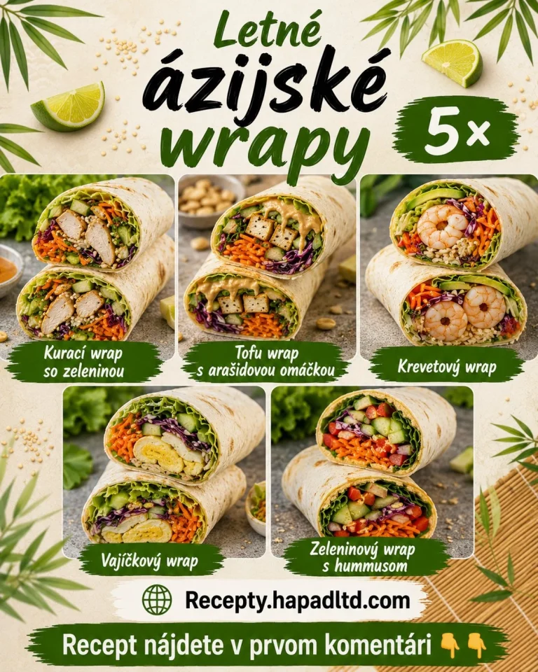 Letné ázijské wrapy na výlet s receptami
