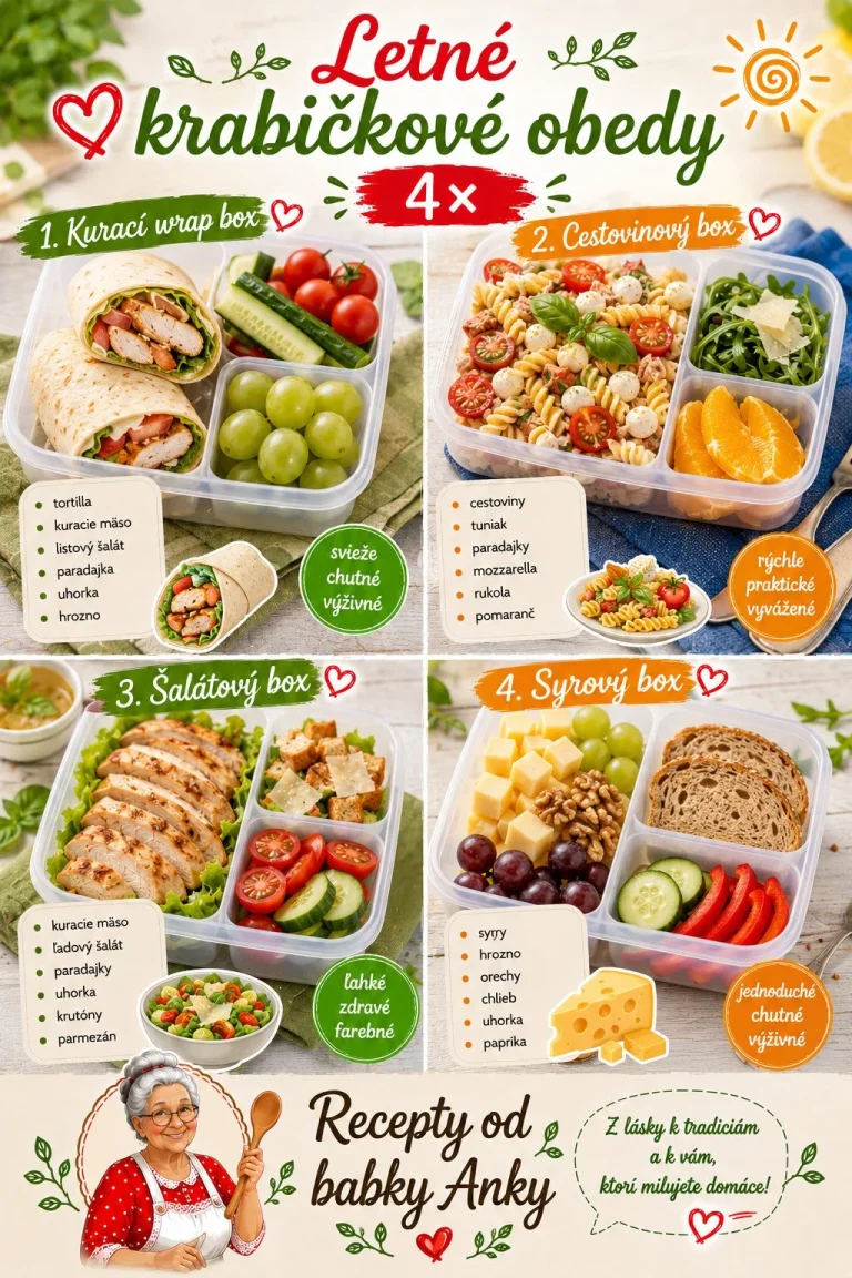 Letné krabičkové obedy: 4 osviežujúce recepty na leto