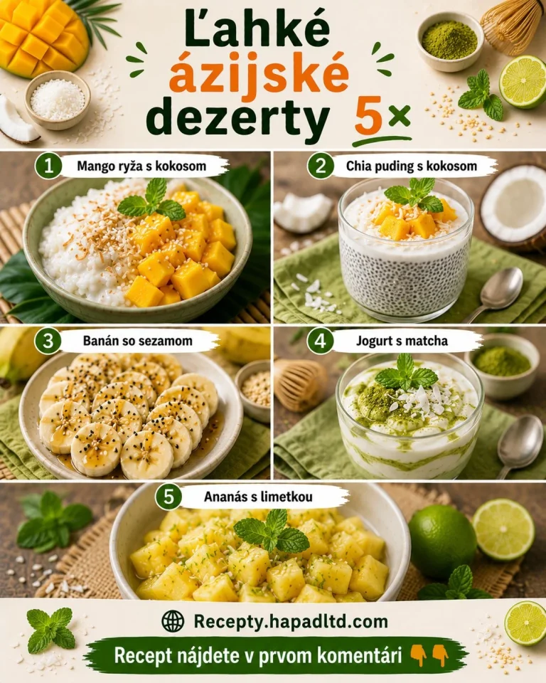 Mango ryža s kokosom - chutný a jednoduchý dezert