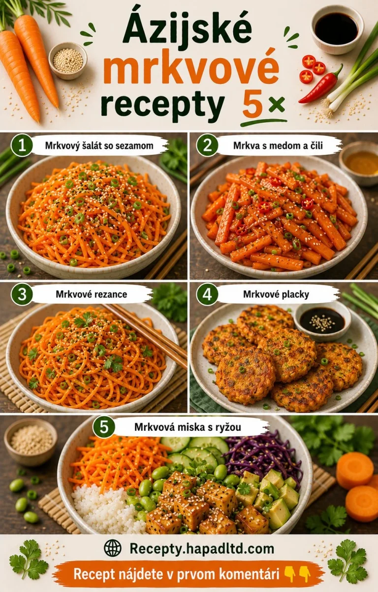 Mrkvový šalát so sezamom na tanieri, zdravý a osviežujúci recept.