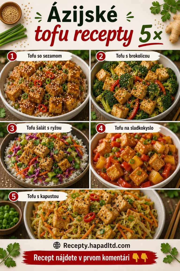 Tofu so sezamom - zdravé a chutné jedlo plné bielkovín a výnimočných chutí.