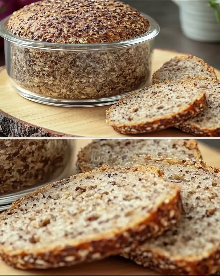 Chlieb z ľanových semienok a psyllia bez múky a cukru - zdravý recept