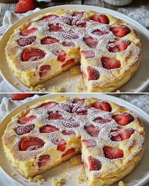 Jahodovo-ricottová torta bez múky - ľahká a krémová dezert