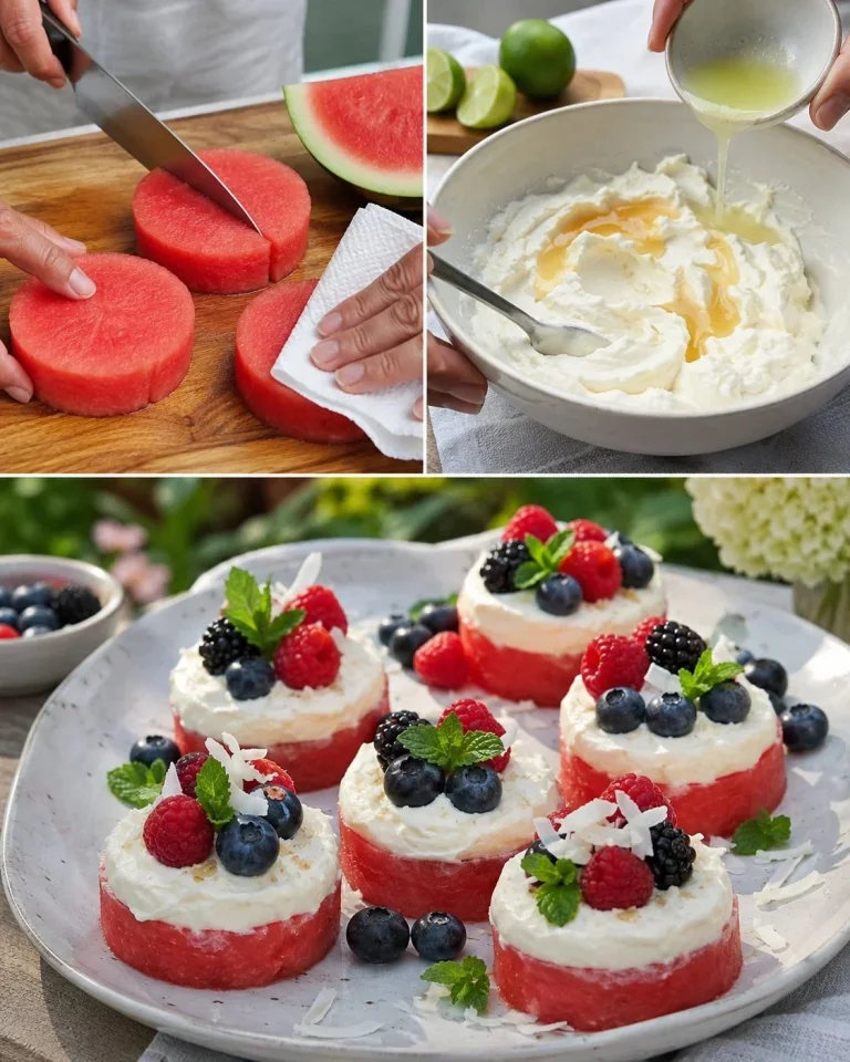 Osviežujúce Wassermelonen-Quark-Taler s melónom a tvarohom