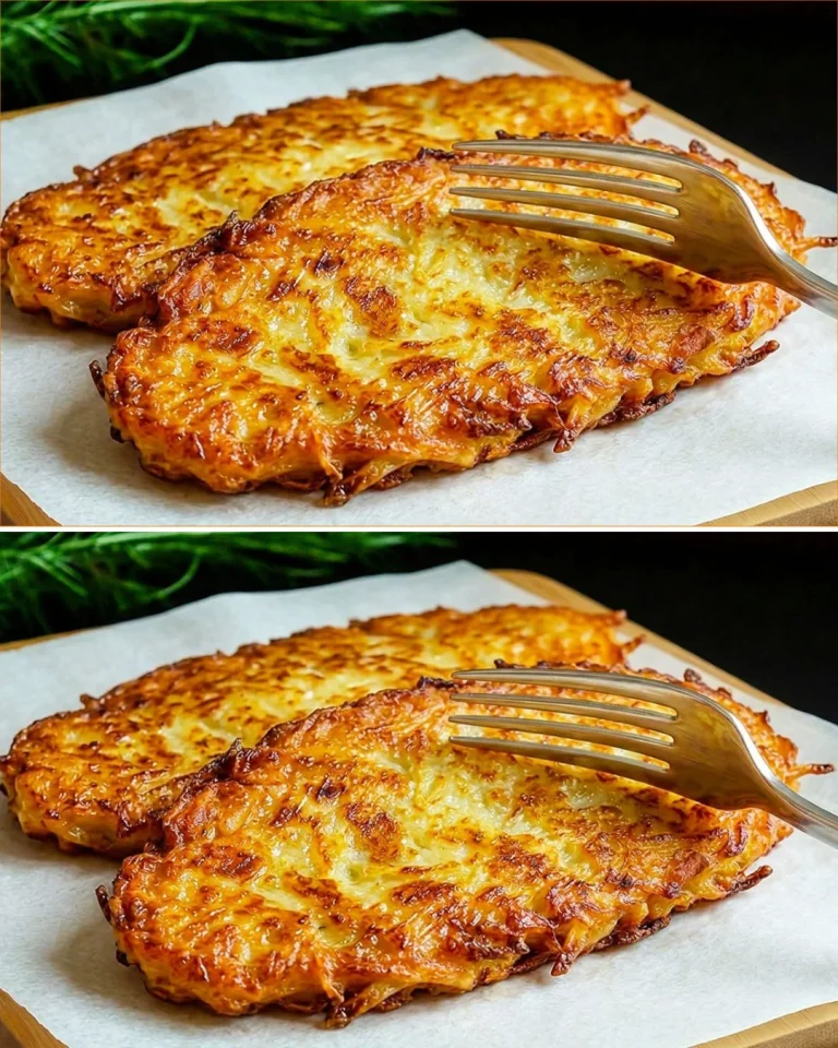 Chrumkavý zemiakový rezeň, ktorý je jemný vo vnútri, ideálny na chutný obed.
